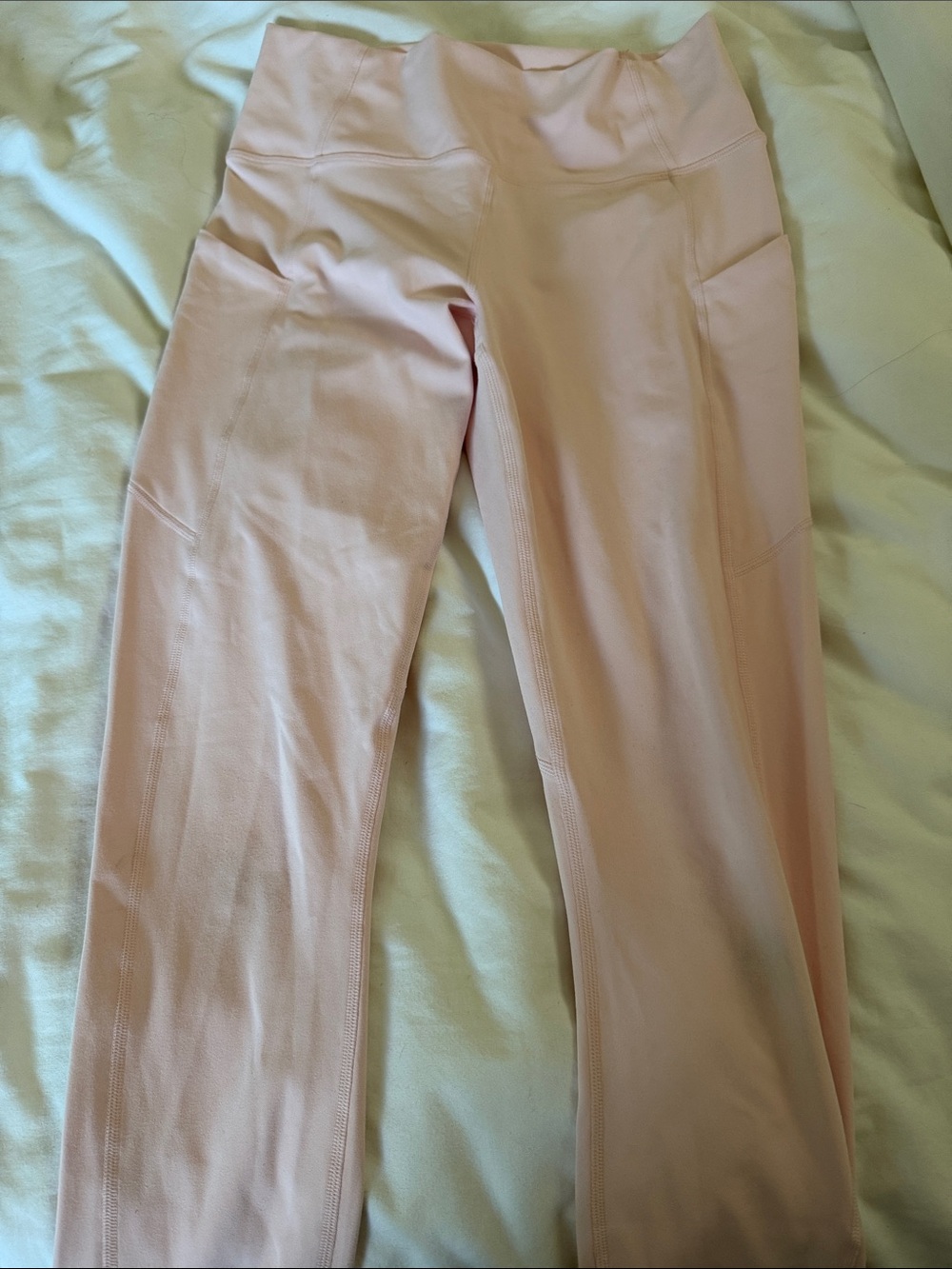 Fabletics Women's Light Pink High-Waist Active Leggings